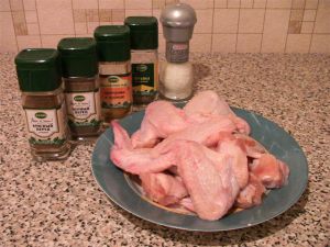 Куриные крылышки, жаренные со специями. Ингредиенты