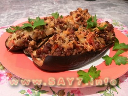 Фаршированные баклажаны