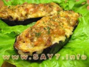Stuffed eggplants