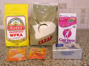 Печенье Сахарное. Ингредиенты