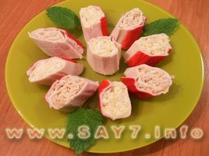 Stuffed crab sticks