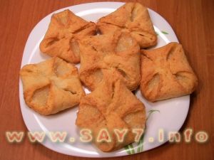 Curd cookies Envelopes