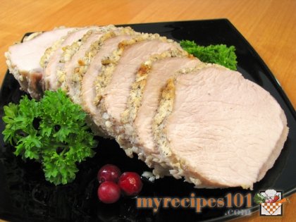 Fried pork with garlic
