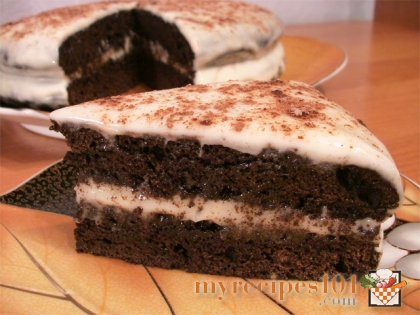 Black cherry cake