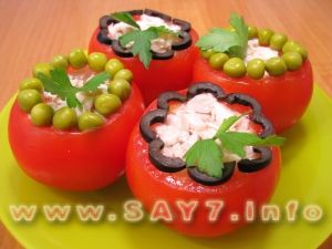 Chicken Stuffed Tomatoes