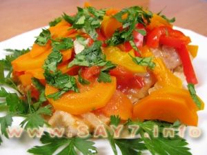 Bulgarian Baked Chicken & vegetables in foil