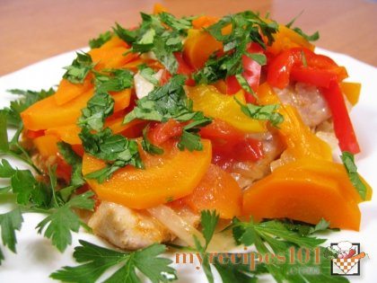Bulgarian Baked Chicken & vegetables in foil