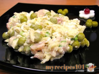 Smoked mackerel salad