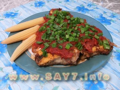 Жареная камбала