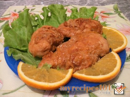 Orange Glazed Chicken filet