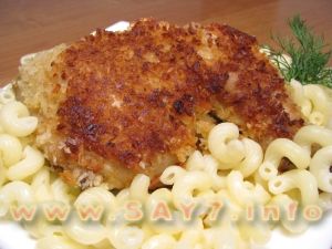Russian fried Chicken legs in coconut flakes