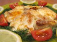 Fish stew under mayonnaise