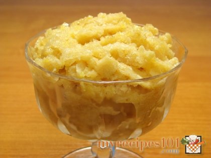 Banana sherbet