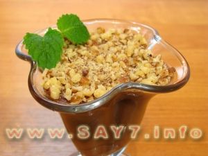 Chocolate and nut dessert