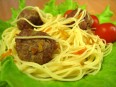Pasta with meatballs