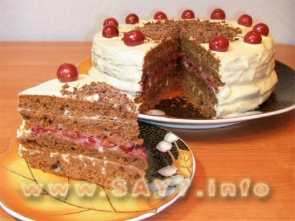 Торт Вишневый каприз