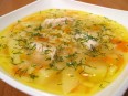 Chicken soup with stars