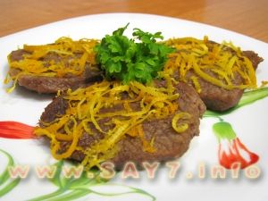 Roast beef with lemon