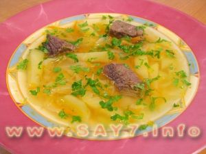 Sour cabbage soup