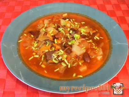 Soup with beans