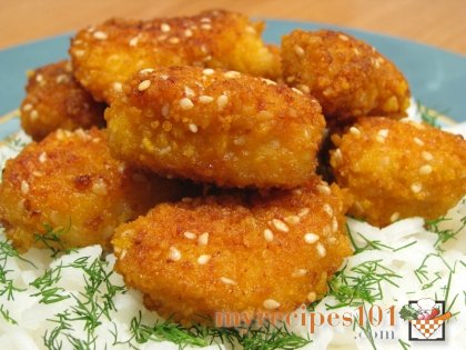 Chicken filet marinated in cream