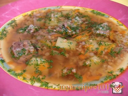Buckwheat soup