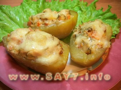 Фаршированный картофель