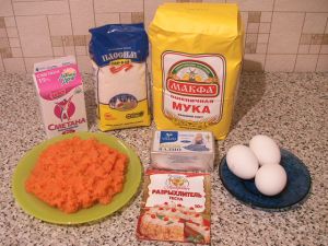 Торт Морковный. Ингредиенты