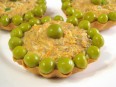 Tartlets with the chicken liver salad