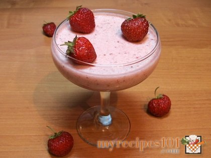 Strawberry souffle