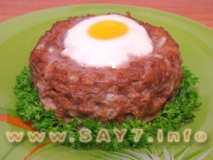 Ground meat nests