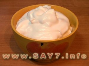 Egg whites cream (custard)