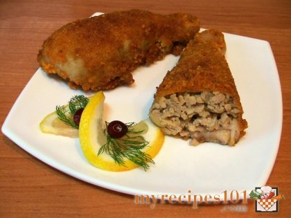 Stuffed chicken legs