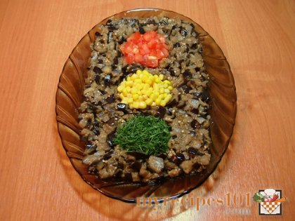Eggplant appetizer Traffic Light