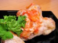 Chicken wings under tomato and garlic...
