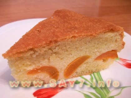 Пирог с абрикосами